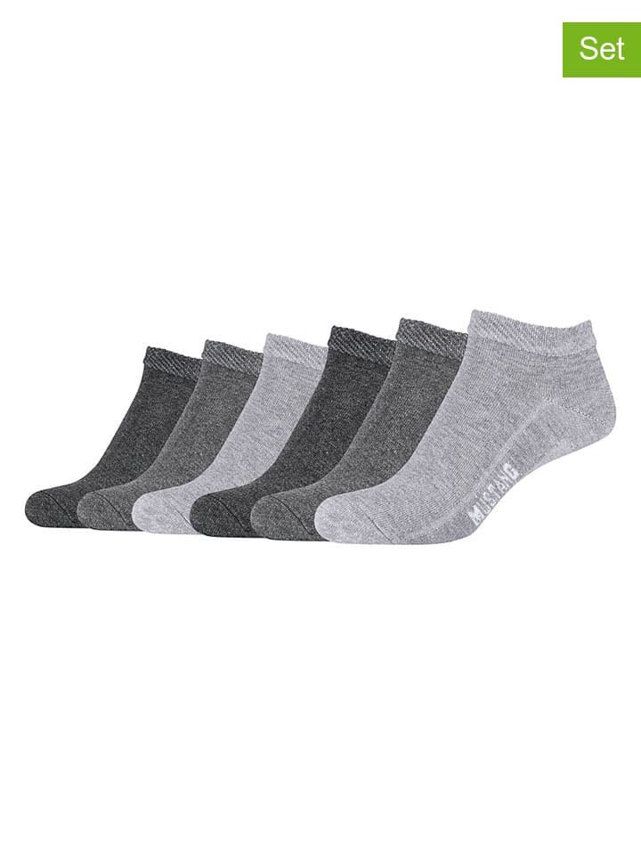 6er-Set: Socken in Grau