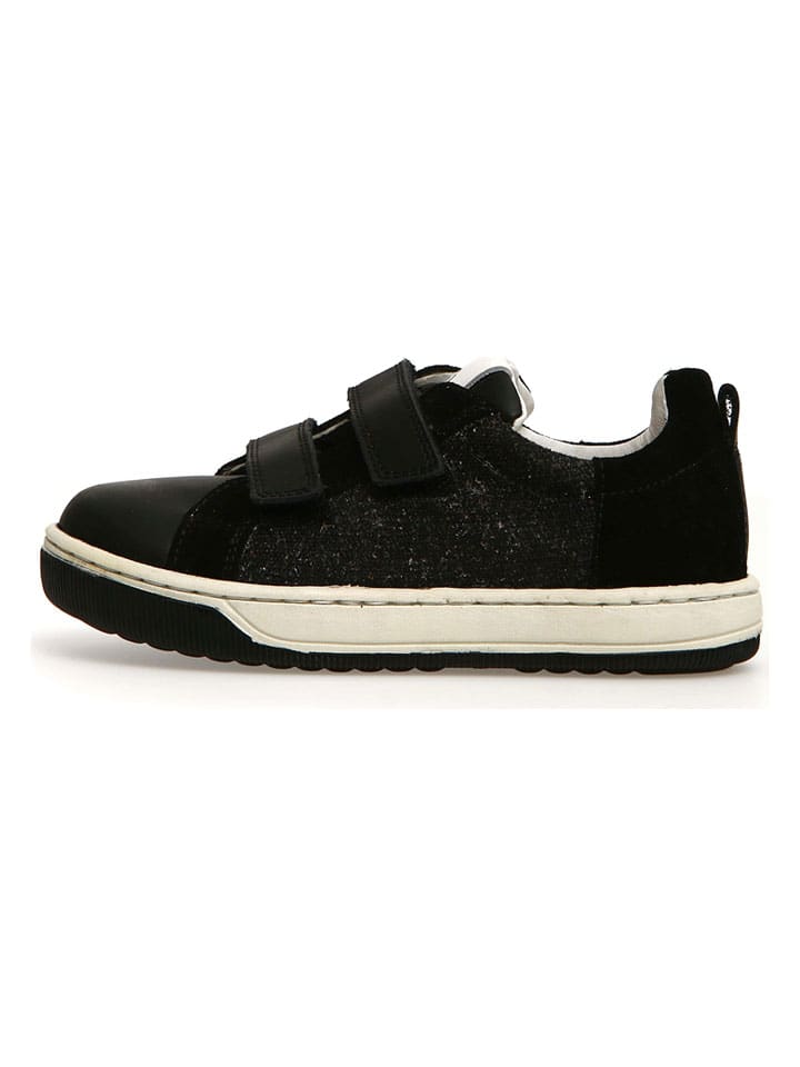Leren sneakers "Caleb" zwart