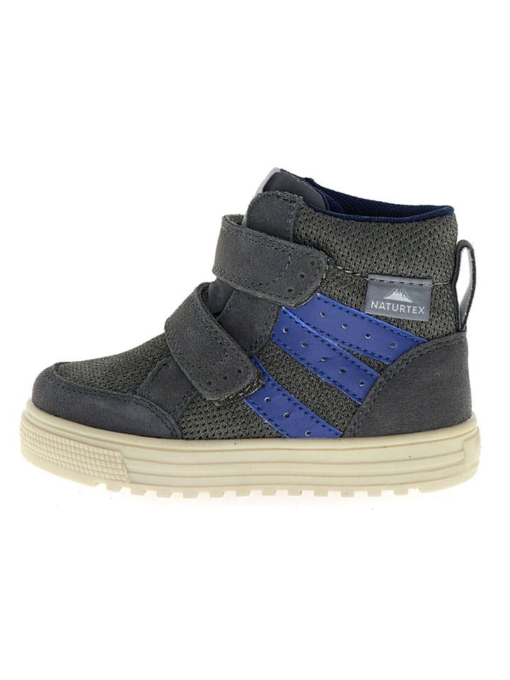 Leder-Sneaker "Piqui" in Anthrazit