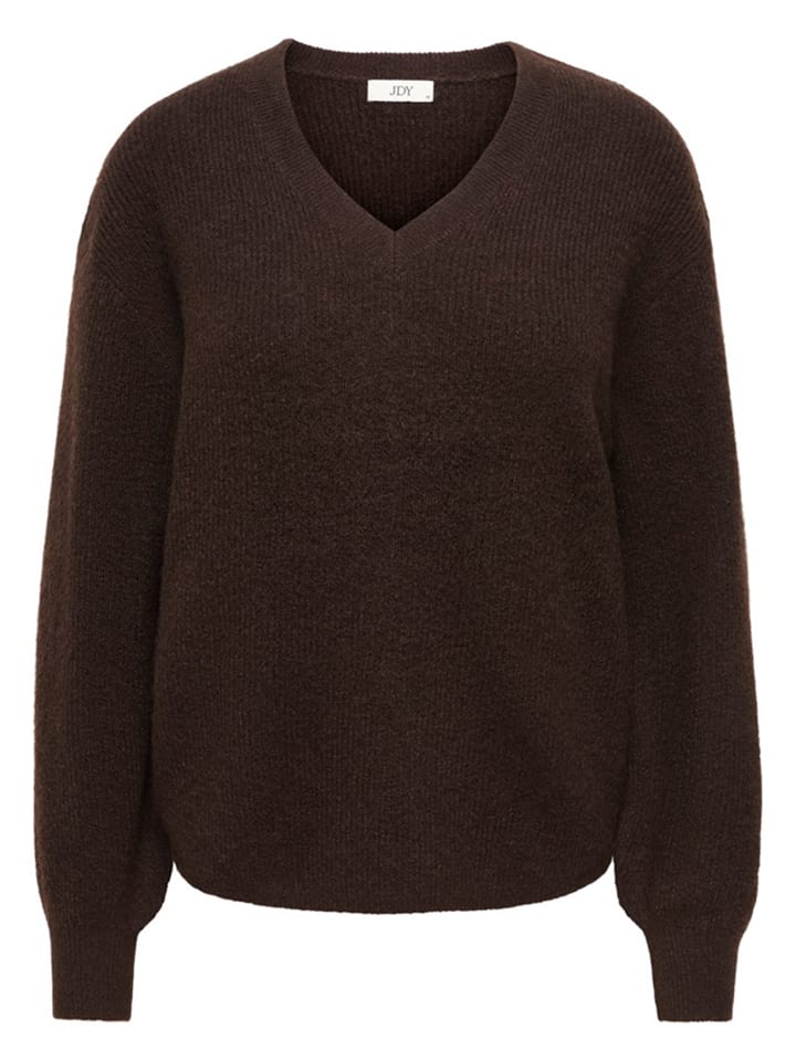 Sweter w kolorze brązowym
