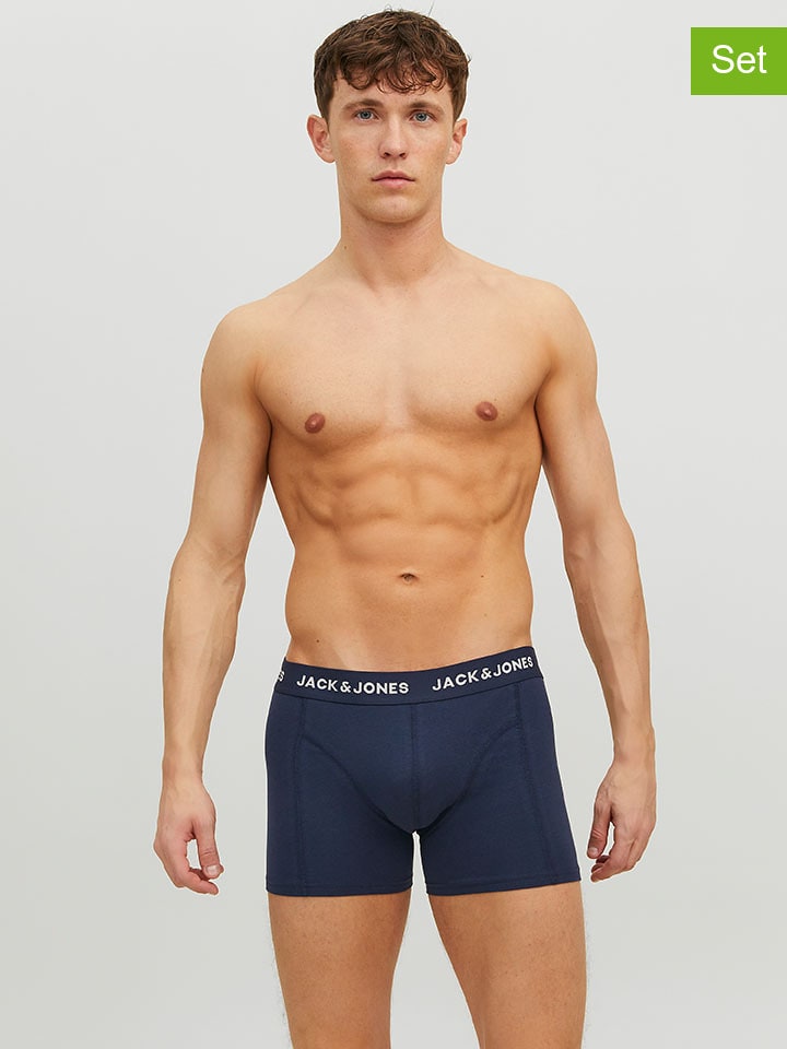 3-delige set: Boxershort donkerblauw
