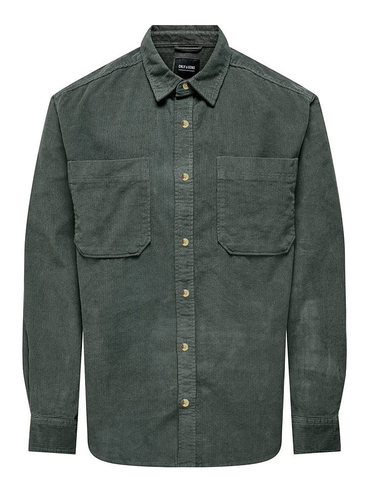 Hemd "Salp" - Relaxed fit - in Anthrazit