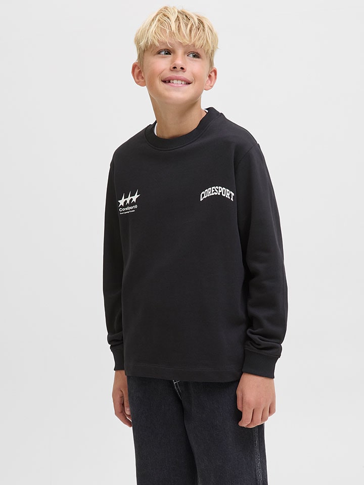 Sweatshirt "Signal" zwart