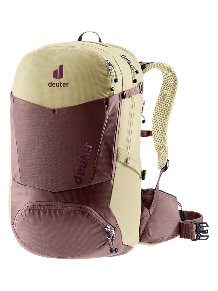 Wandelrugzak "Trans Alpine Pro 26" beige/bordeaux - (B)28 x (H)52 x (T)21 cm