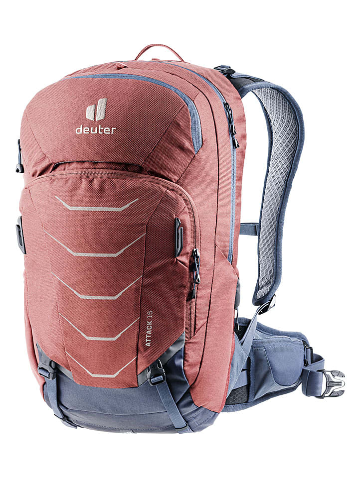 Wandelrugzak "Attack 16" rood - (B)26 x (H)50 x (T)16 cm
