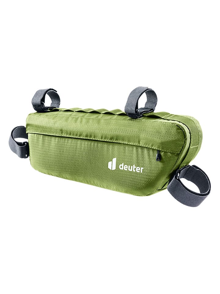 Torba rowerowa "Mondego" w kolorze zielonym - 18 x 53 x 6 cm