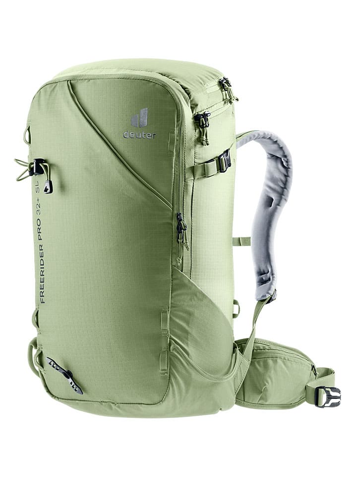 Skirucksack "Freerider Pro 32+" in Grün - (B)35 x (H)56 x (T)18 cm
