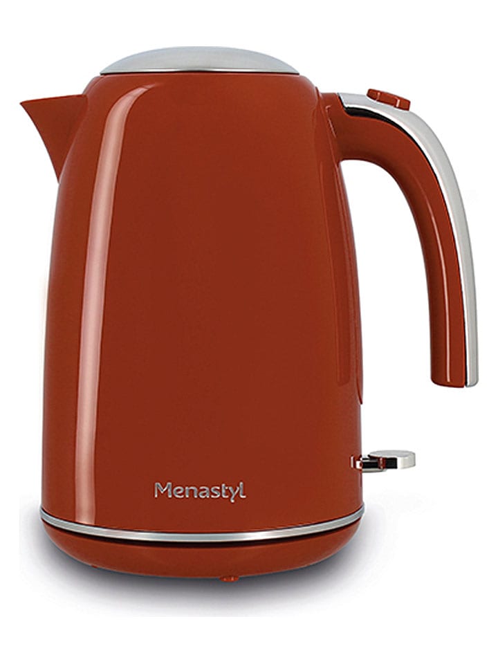 Czajnik w kolorze brązowoczerwonym - 1,7 l