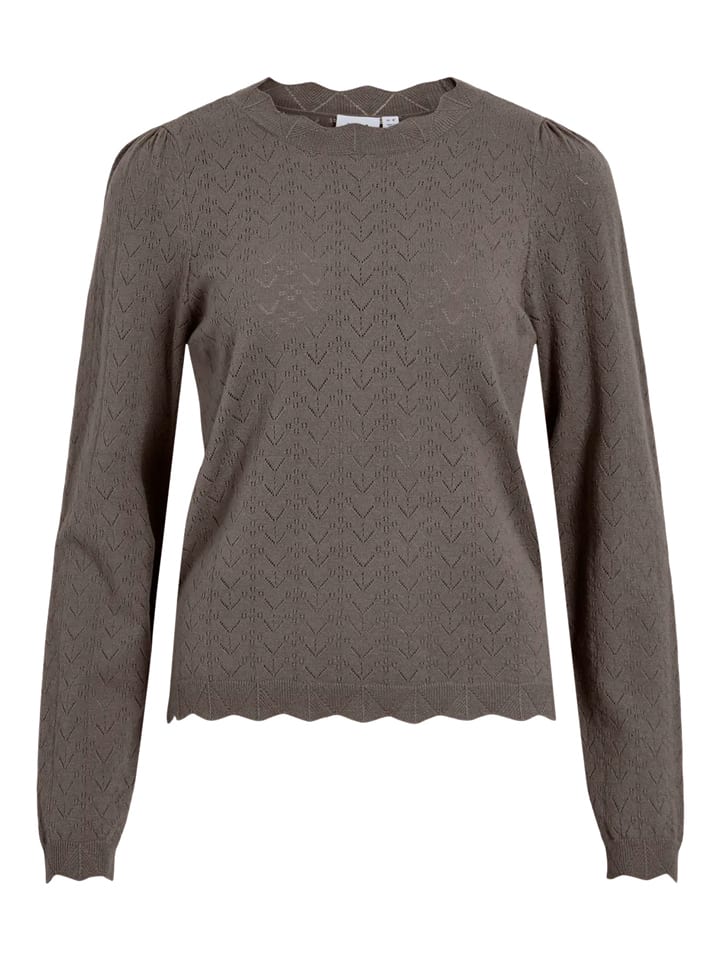 Sweter w kolorze szarobrązowym