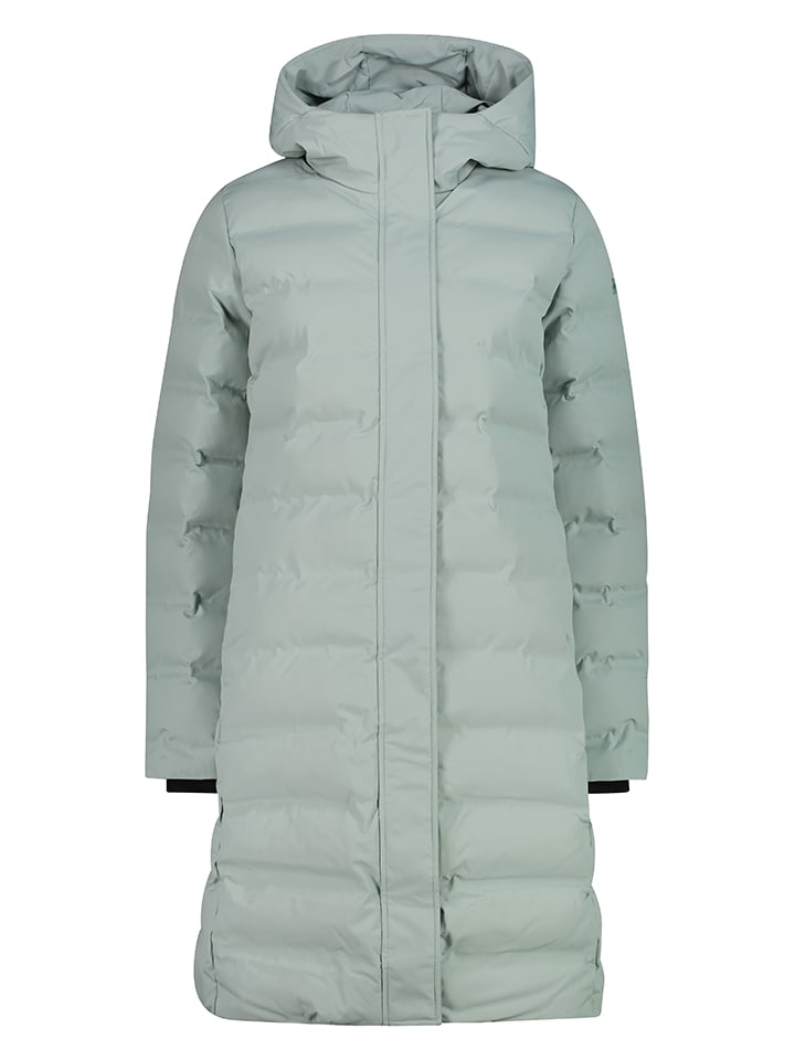 Wintermantel groen
