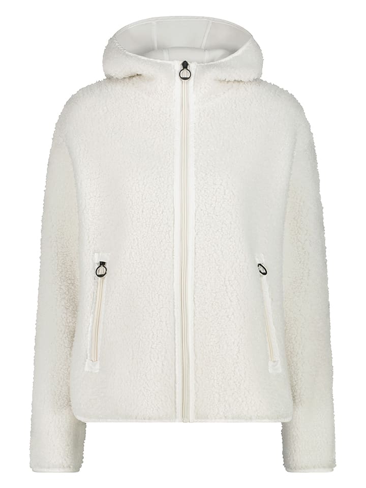 Fleecejacke in Weiß
