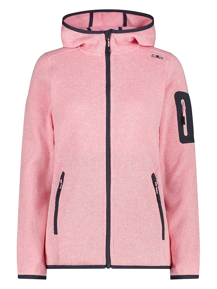 Fleecejacke in Rosa