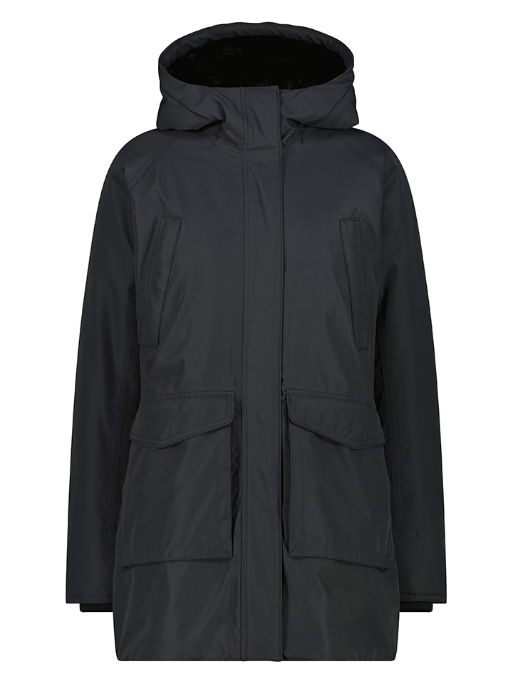 Parka in Schwarz