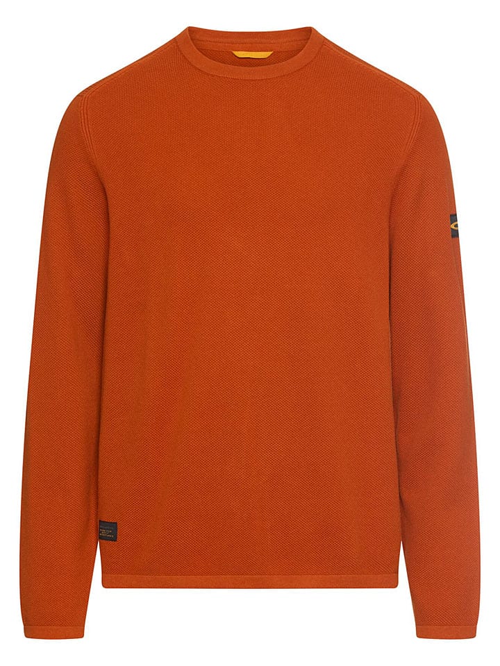 Sweter w kolorze ceglanym
