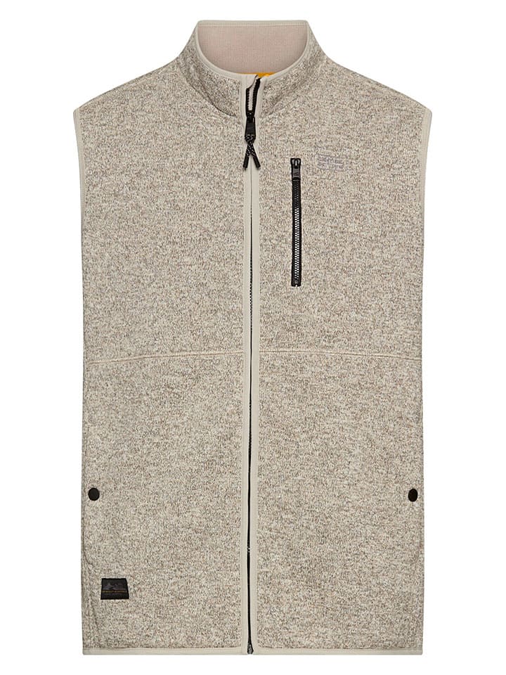 Fleeceweste in Taupe