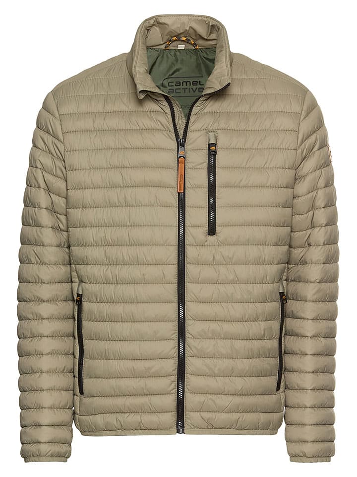 Steppjacke in Taupe