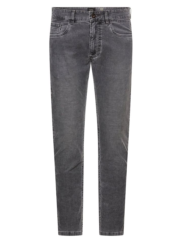 Dżinsy - Slim fit - w kolorze szarym