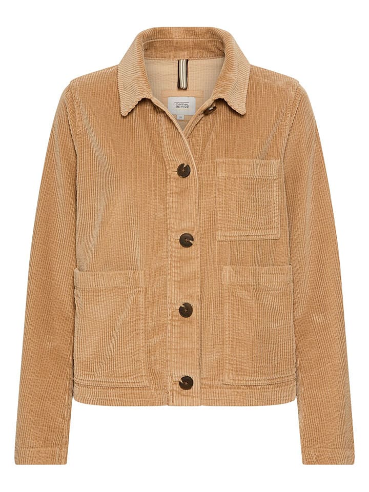 Cordjacke in Camel