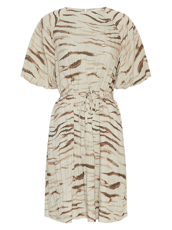 Kleid in Beige/ Hellbraun