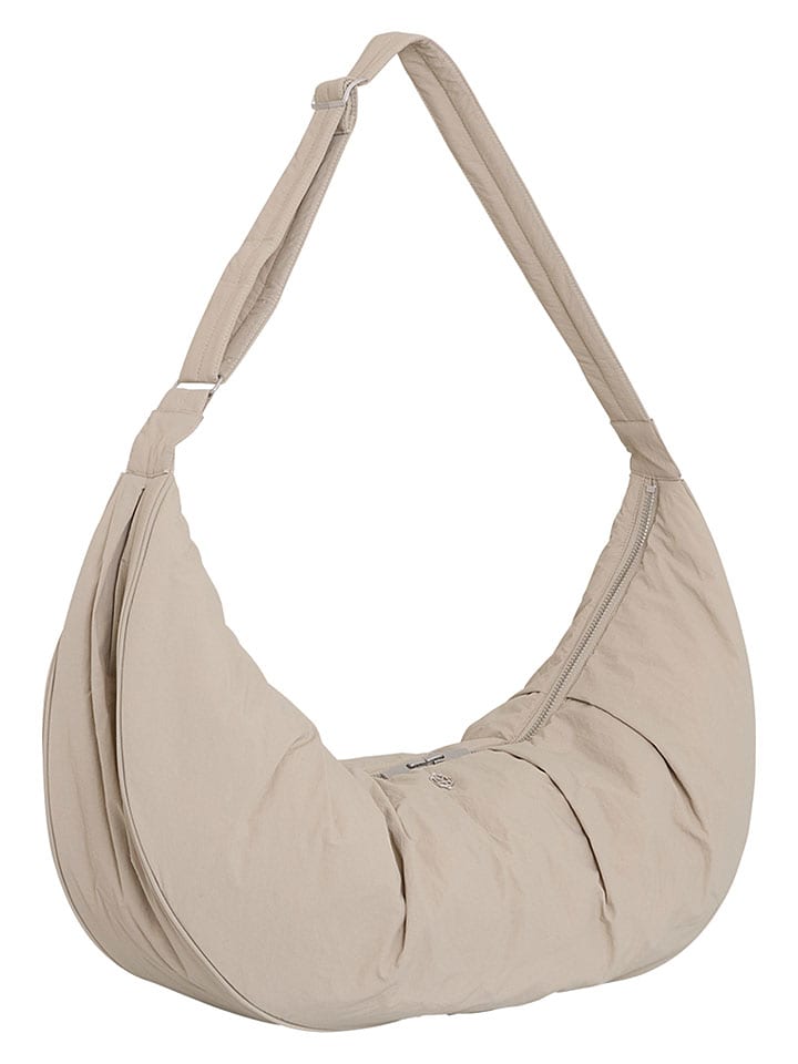 Torebka "Safea" w kolorze beżowym - 56 x 31 x 11 cm