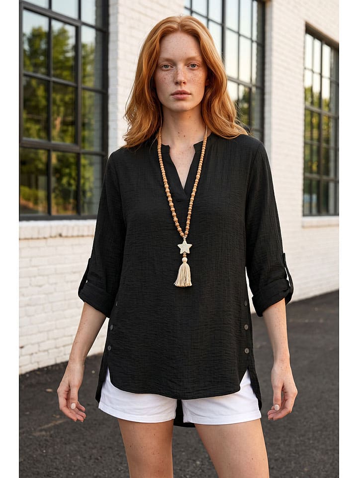 Blouse zwart