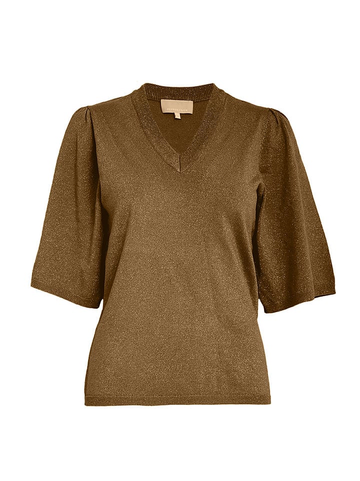 Sweter w kolorze brązowym