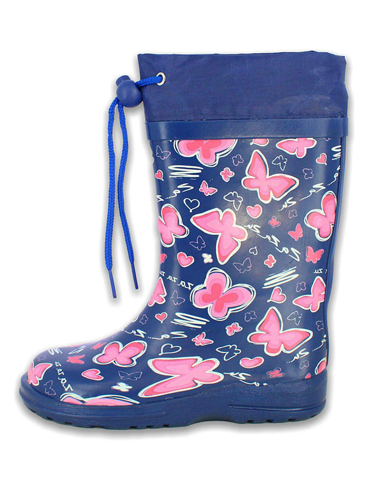 Gummistiefel "Blue Summer" in Blau