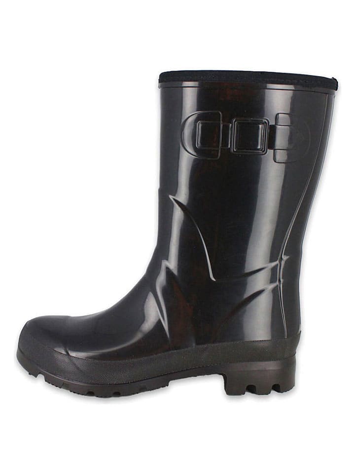 Kalosze "Fashion Warm" w kolorze czarnym