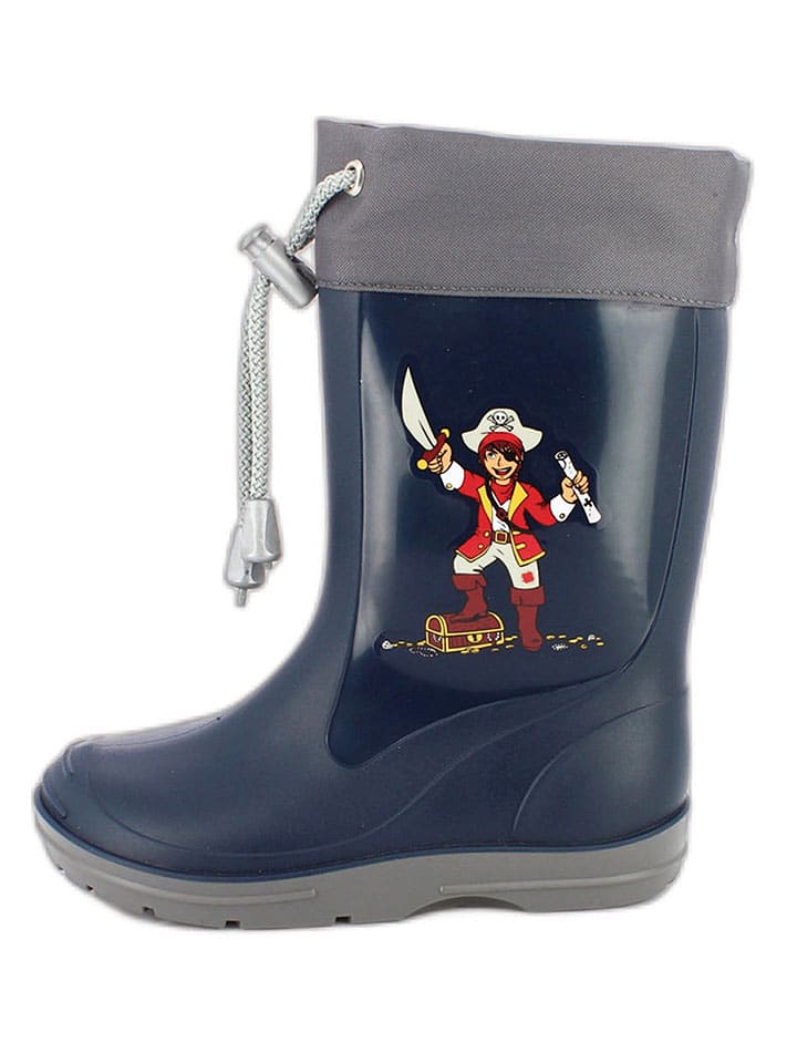 Rubberlaarzen "Ritter" donkerblauw
