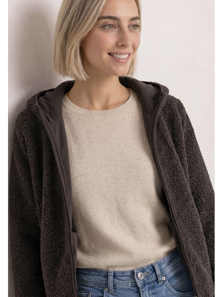 Übergangsjacke in Dunkelbraun