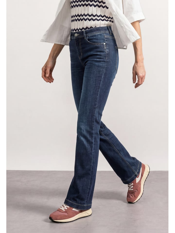 Dżinsy - Bootcut fit - w kolorze granatowym