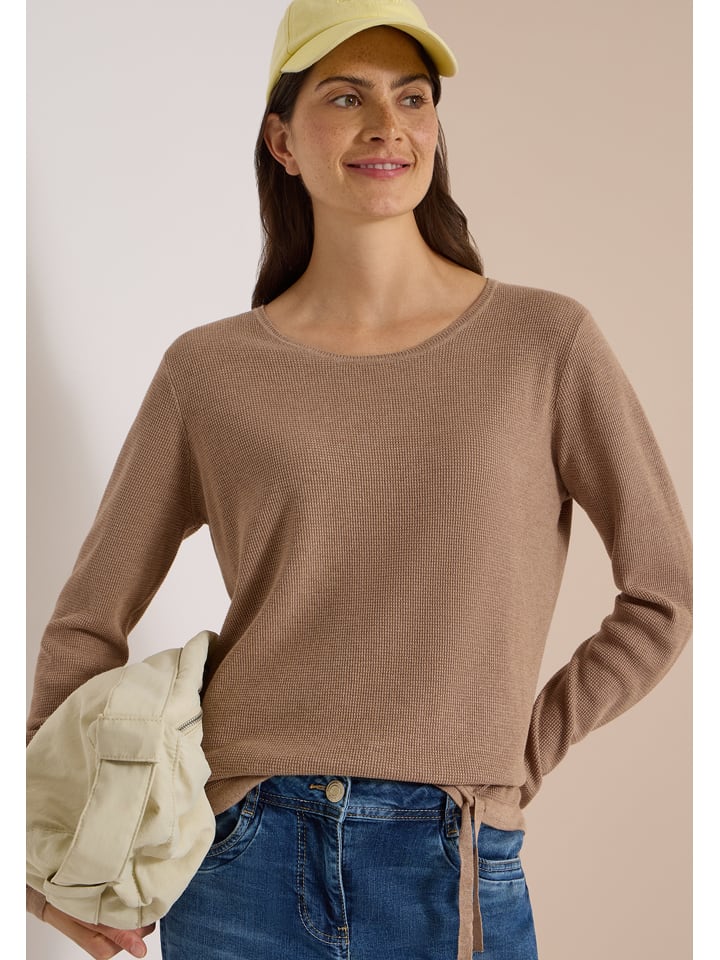 Sweter w kolorze jasnobrązowym