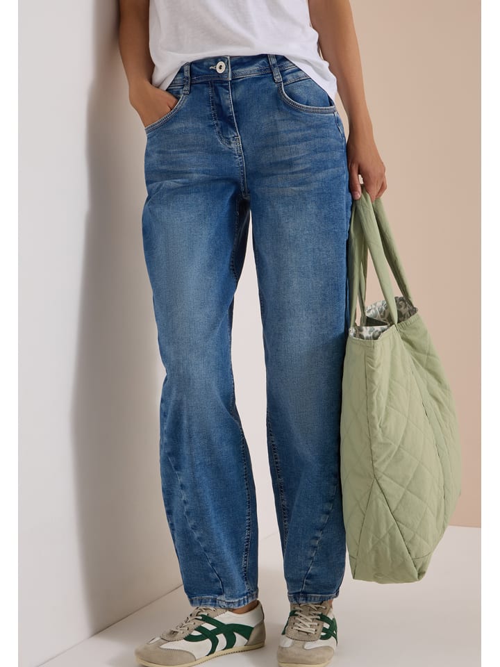 Jeans - Barrel fit - in Blau