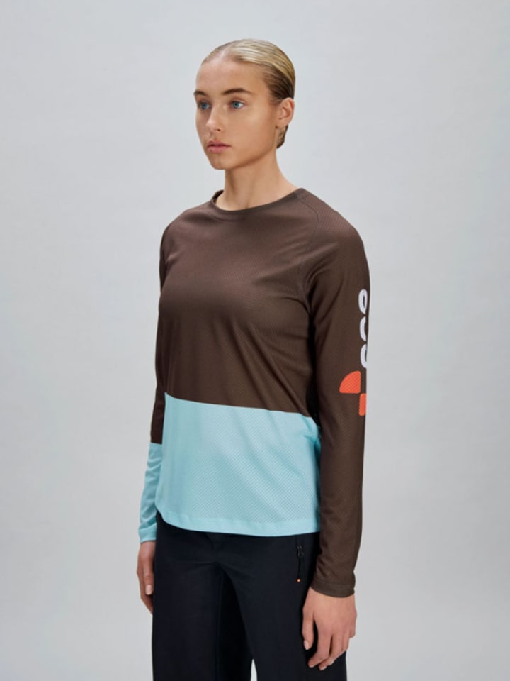 Functionele longsleeve bruin