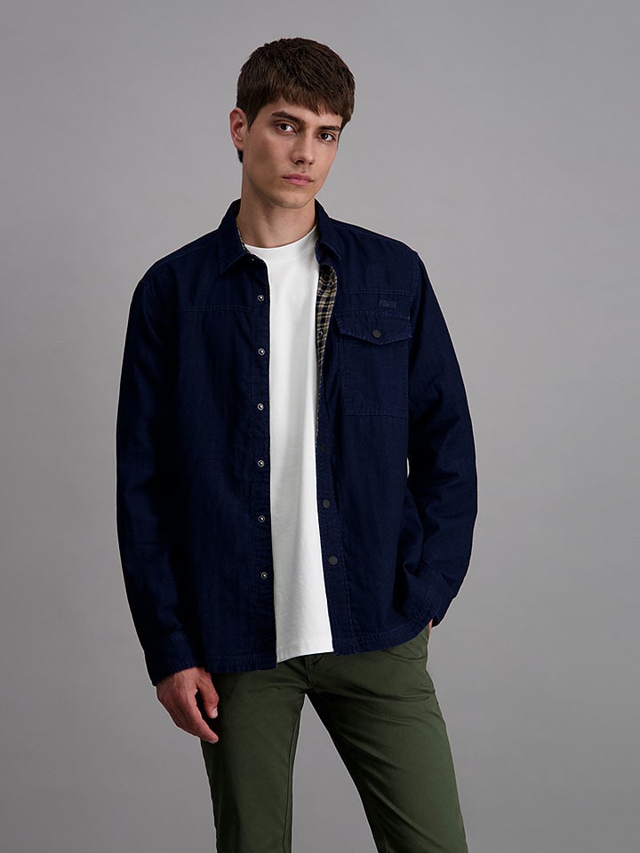Jeans-Hemd in Dunkelblau