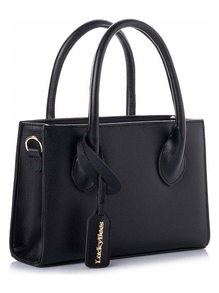 Handtas zwart - (B)25 x (H)17 x (D)8 cm