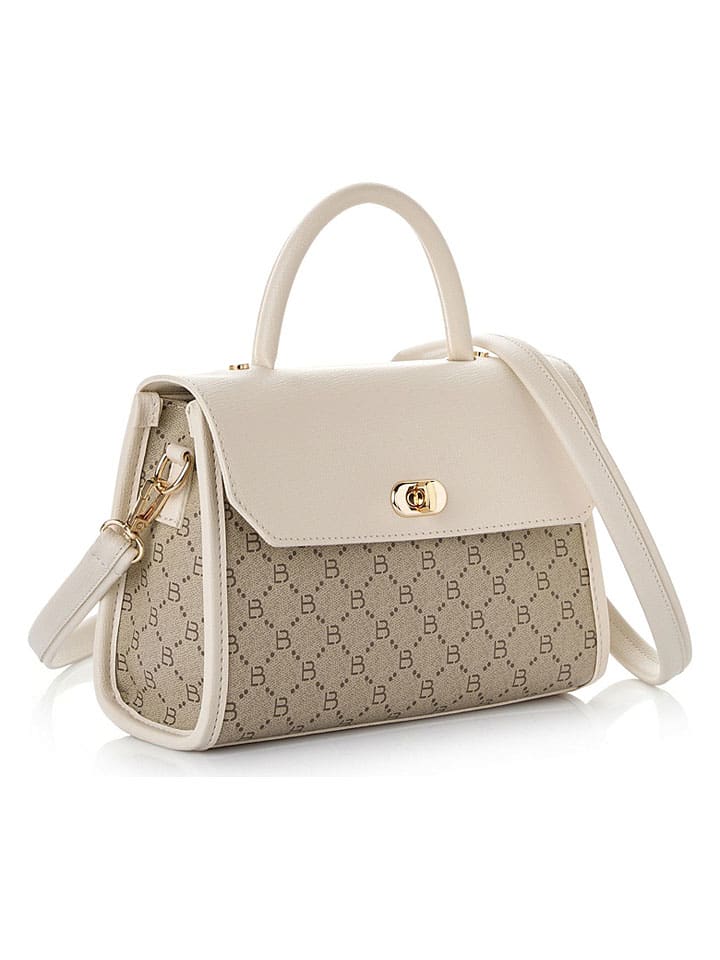 Handtas beige - (B)25 x (H)18 x (D)10 cm