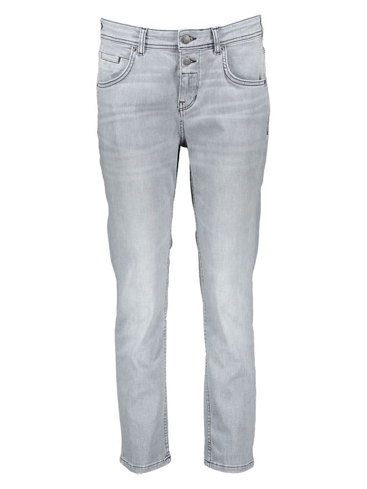 Dżinsy - Slim fit - w kolorze szarym