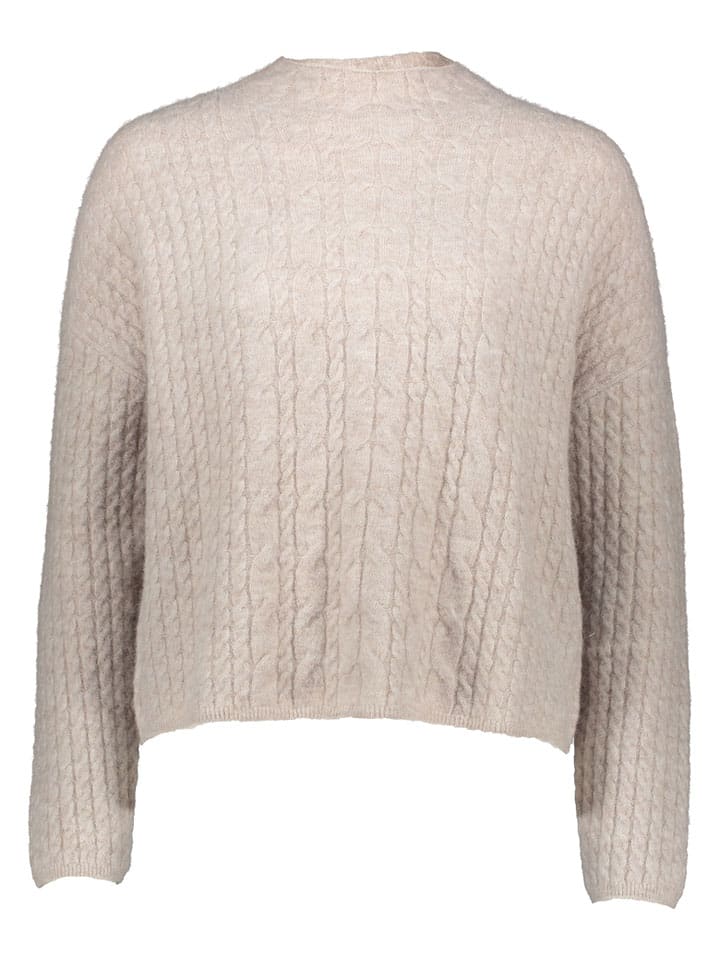 Sweter w kolorze beżowym