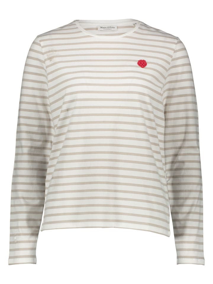 Longsleeve in Beige/ Creme