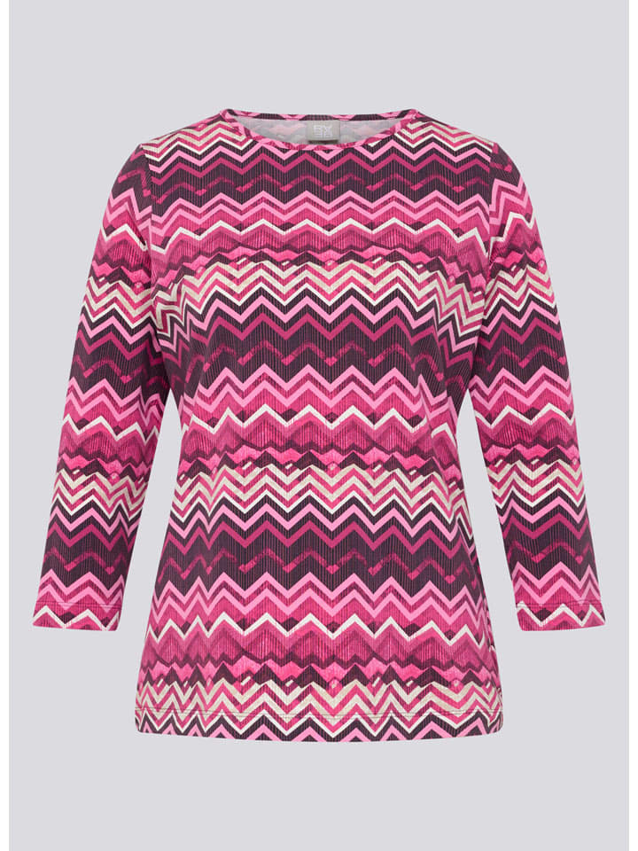 Longsleeve in Pink/ Lila