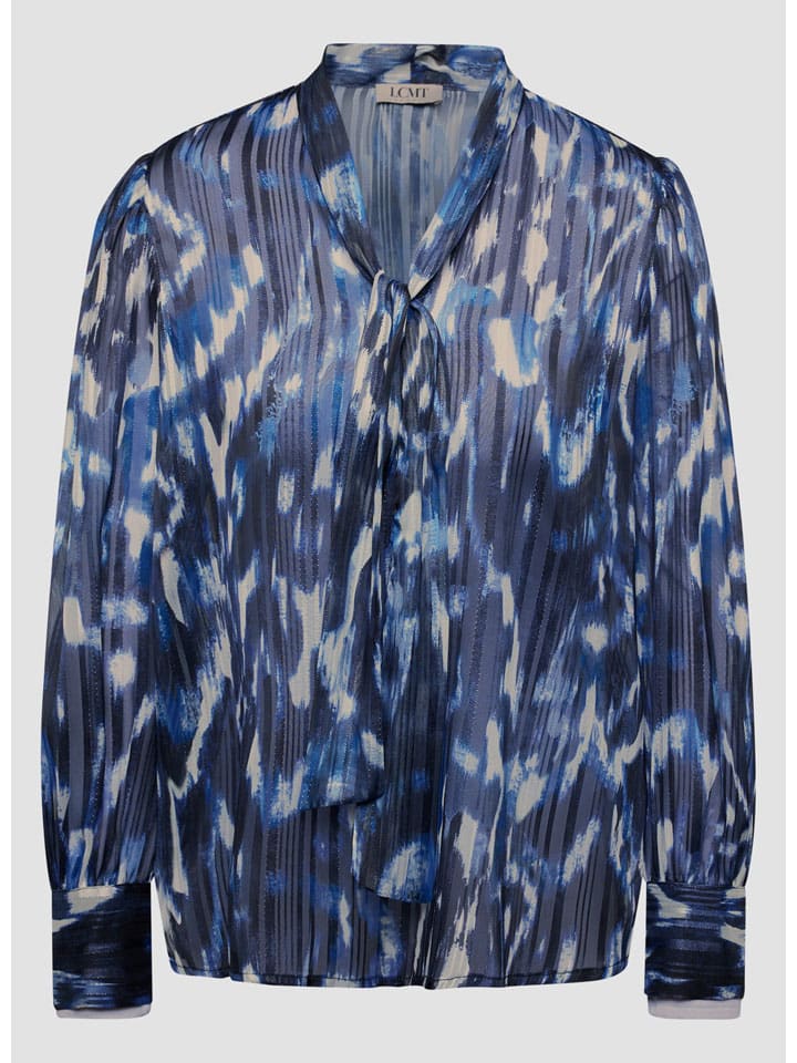 Bluse in Dunkelblau