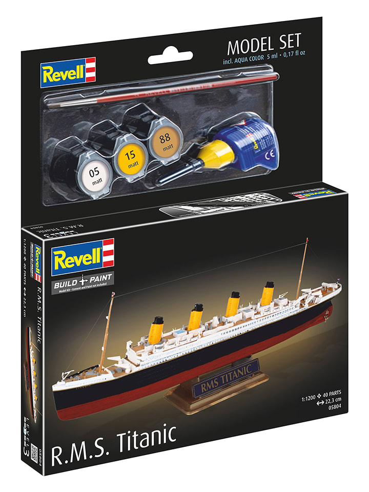 Model "R.M.S. Titanic" do złożenia - 10+