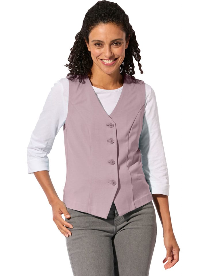 Bodywarmer lichtroze