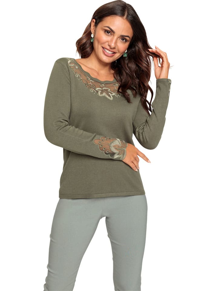Pullover in Khaki