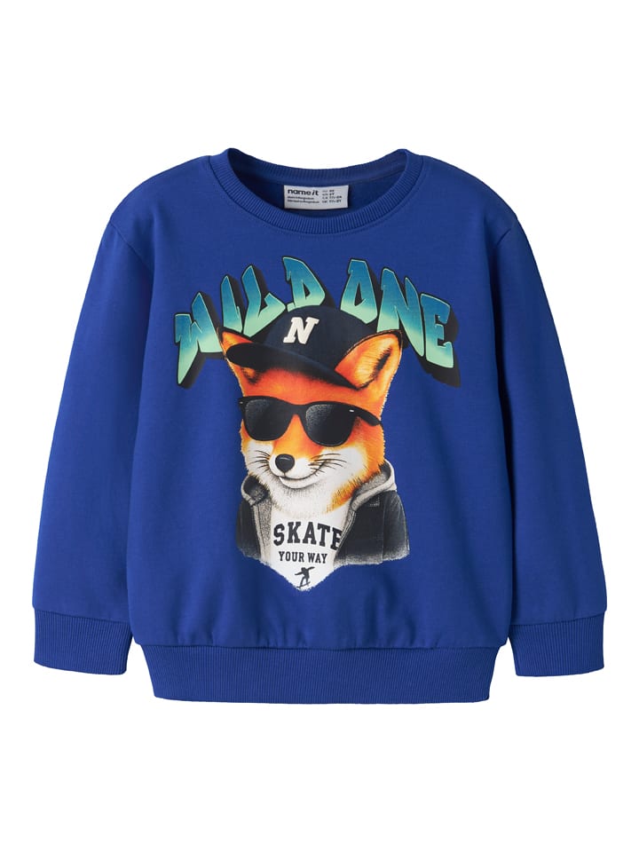 Sweatshirt "Nathaniel" blauw
