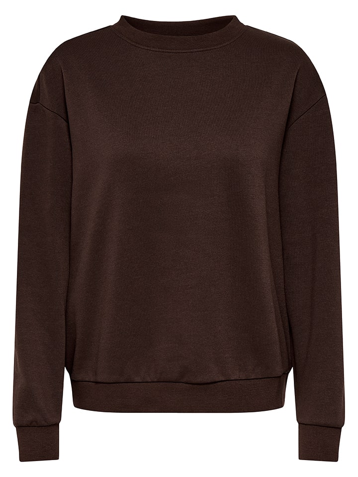 Sweatshirt "Nanna" in Braun