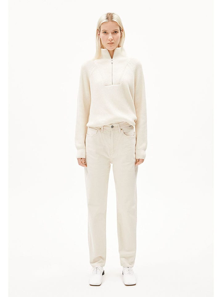 Jeans ''Mairaa'' - Mom fit - in Creme
