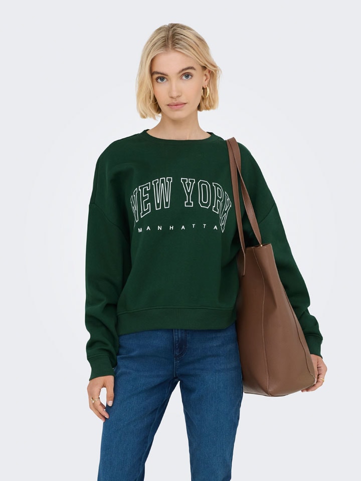 Sweatshirt in Grün