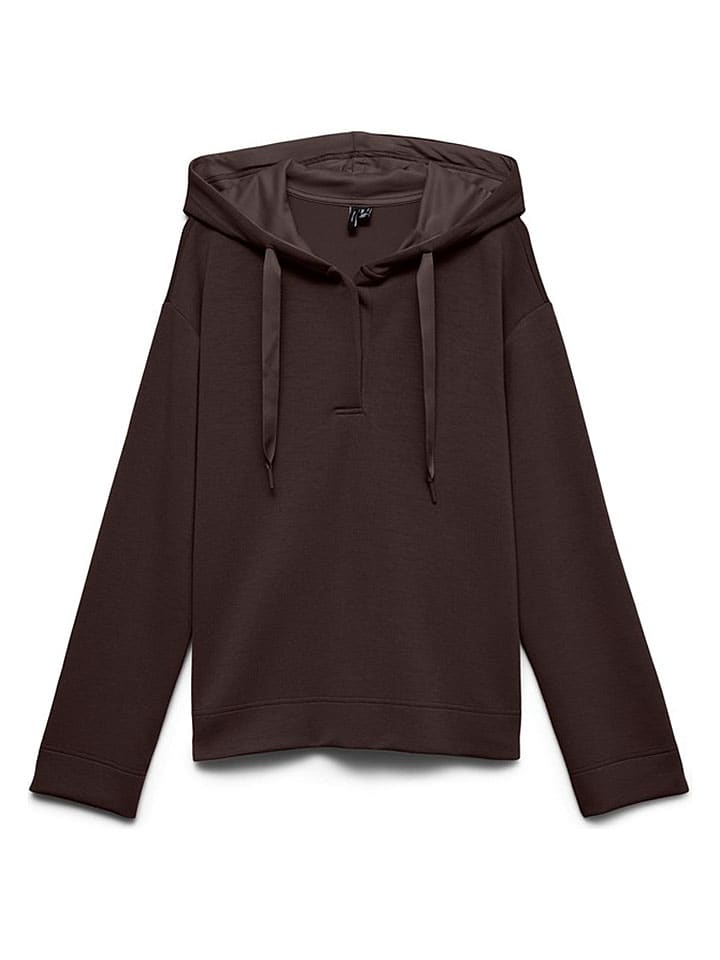 Hoodie in Braun
